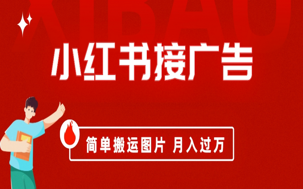 小红书接广告月入过万，简单搬运图片，新手小白快速上手-韭菜网