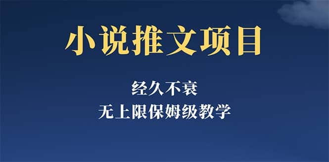 经久不衰的小说推文项目，单号月5-8k，保姆级教程，纯小白都能操作-韭菜网