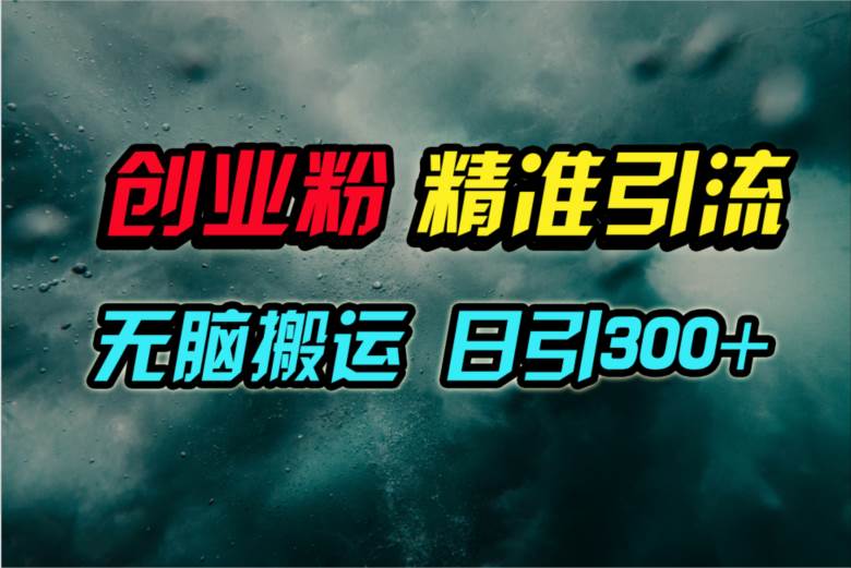 视频号纯搬运日引300+创业粉教程！-韭菜网