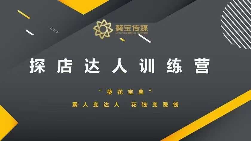 探店达人训练营，素人变达人，花钱变赚钱-韭菜网